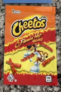 flamin hot cheetos thc