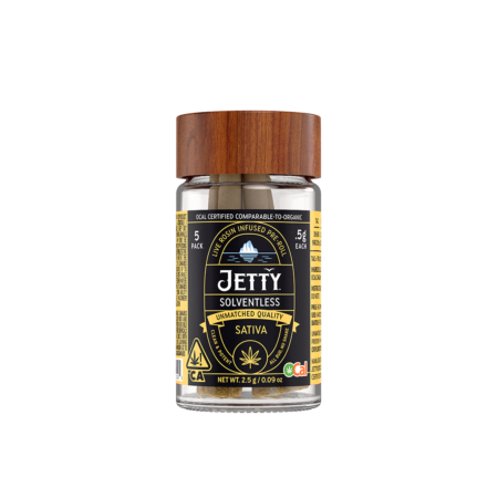 Jetty Solventless sativa prerolls