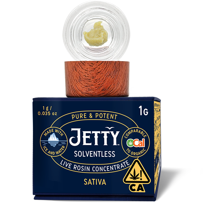 Solventless live resin ocal sativa